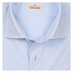 ALESSANDRO GHERARDI Skjorte Techno Stretch Sky Blue 