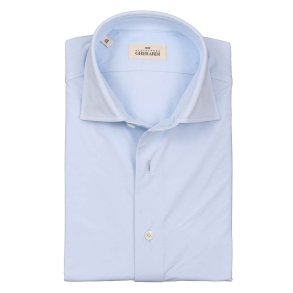 ALESSANDRO GHERARDI Skjorte Techno Stretch Sky Blue 