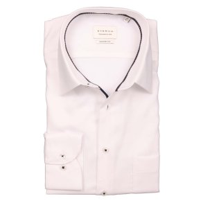 ETERNA Skjorte Comfort Fit Struktur Hvid