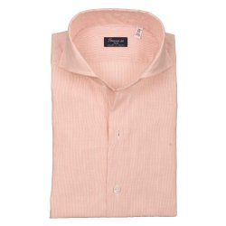 FINAMORE Skjorte Sergio Bomuld | H�r Hairline Peach