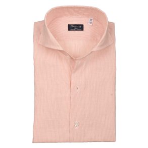 FINAMORE Skjorte Sergio Bomuld | H�r Hairline Peach