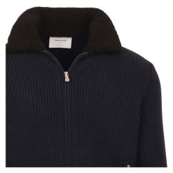 GRAN SASSO Cardigan Sartorial Uld Navy