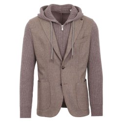 GRAN SASSO Jakke Hybrid Uld Taupe