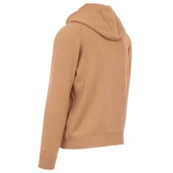 GRAN SASSO Hoodie Super Geelong Uld Camel