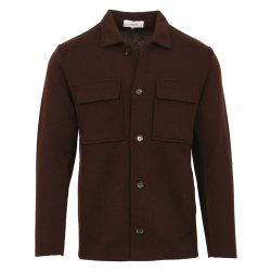 LARDINI Overshirt M�rkebrun