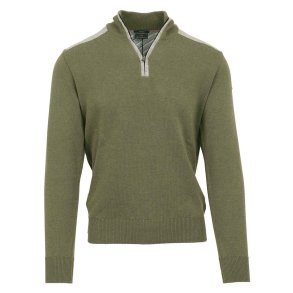 PAUL & SHARK Half Zip Bomuld Grn