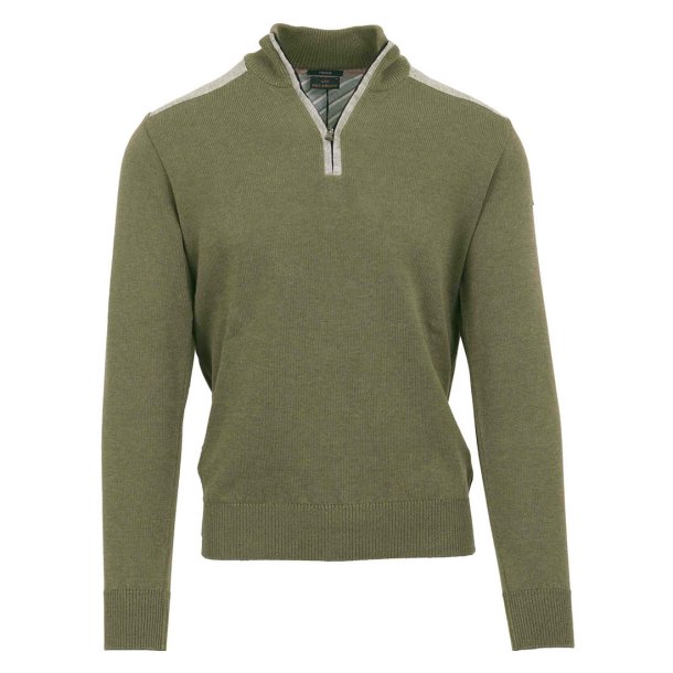 PAUL &amp; SHARK Half Zip Bomuld Grn