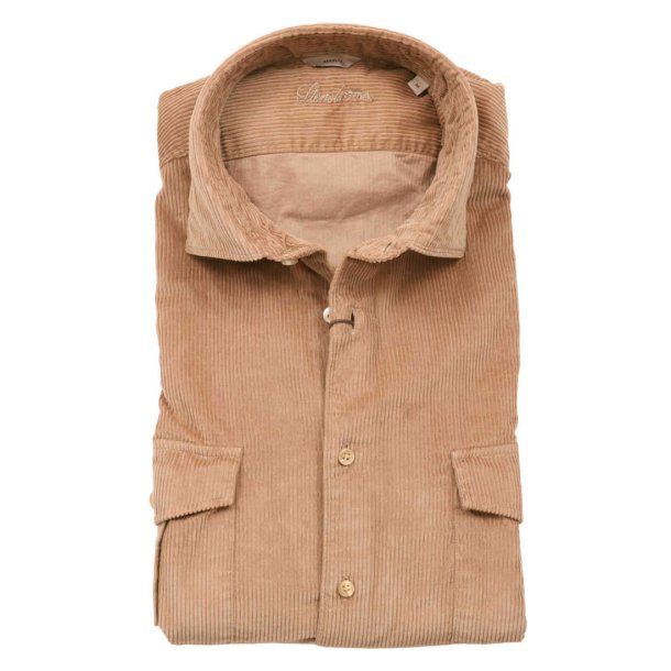 STENSTR�M'S Skjorte Regular Fl�jl Beige