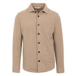 MAURIZIO BALDASSARI Overshirt Solferino Cashmere Beige 
