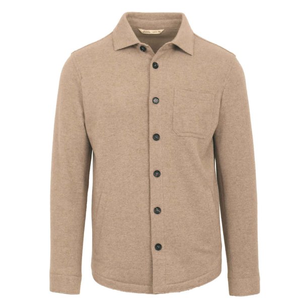 MAURIZIO BALDASSARI Overshirt Solferino Cashmere Beige 