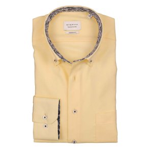 ETERNA Skjorte Modern Fit Kontrast Gul