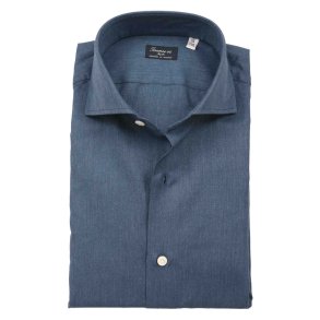 FINAMORE Skjorte Bomuld | Cashmere Bl�