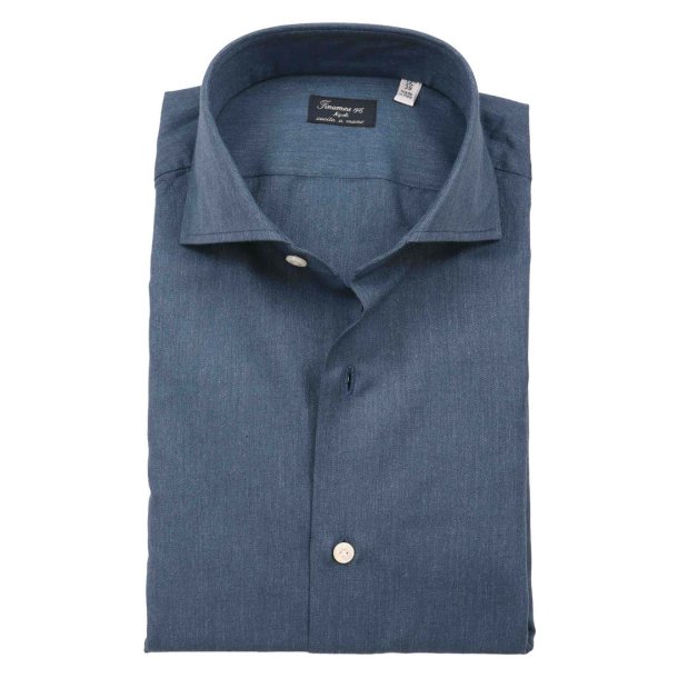 FINAMORE Skjorte Bomuld | Cashmere Bl�