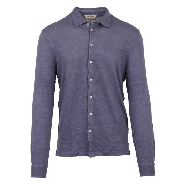 GRAN SASSO Skjorte Hr Stretch Vintage Bl