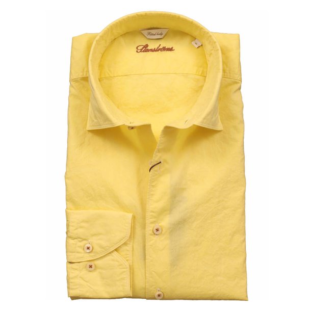 STENSTRM'S Skjorte Fitted Poplin Gul