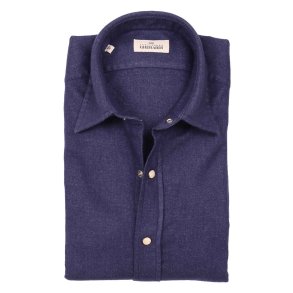 ALESSANDRO GHERARDI Skjorte Uld Indigo