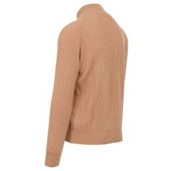 GRAN SASSO Cardigan Patent Cashmere Camel