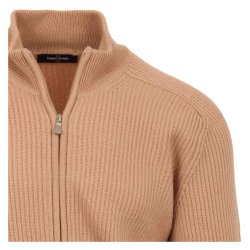 GRAN SASSO Cardigan Patent Cashmere Camel
