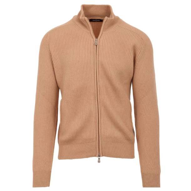 GRAN SASSO Cardigan Patent Cashmere Camel
