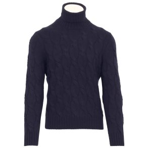 GRAN SASSO Rullekrave Kabel Navy