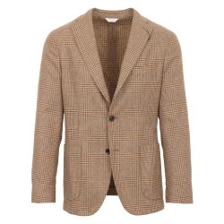 BOGLIOLI Jakke K Glencheck Beige | Brun
