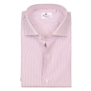 FINAMORE Skjorte Eduardo Stribet Violet