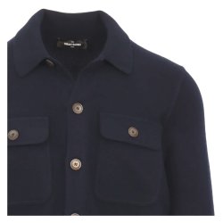 GRAN SASSO Cardigan Felted Cashmere Navy