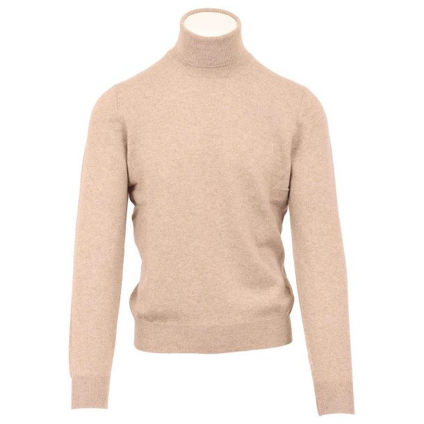 GRAN SASSO Rullekrave Uld | Cashmere Sand