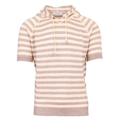 GRAN SASSO Hoodie Kortrmet Stribet