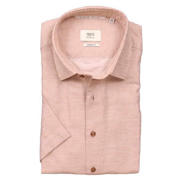 ETERNA 1863 Skjorte Kortrmet Modern Fit Sand