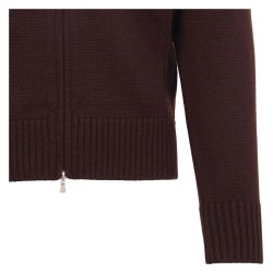 GRAN SASSO Cardigan Extrafine Merino Brun
