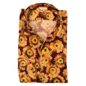 STENSTRM'S Skjorte Fitted Babyfljl Sunflower