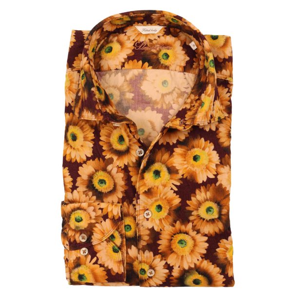 STENSTRM'S Skjorte Fitted Babyfljl Sunflower