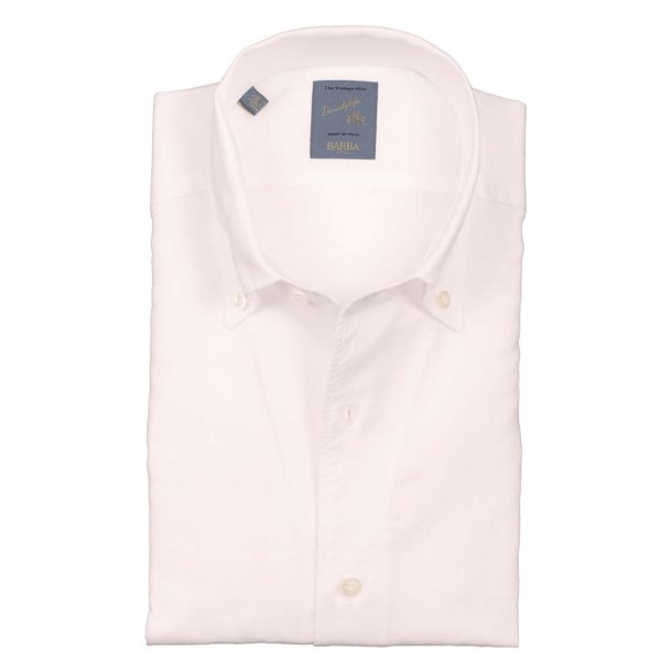 BARBA Skjorte Dandylife One Piece Collar Hvid