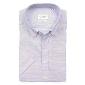 ETERNA Skjorte Kortrmet Modern Fit Lysebl