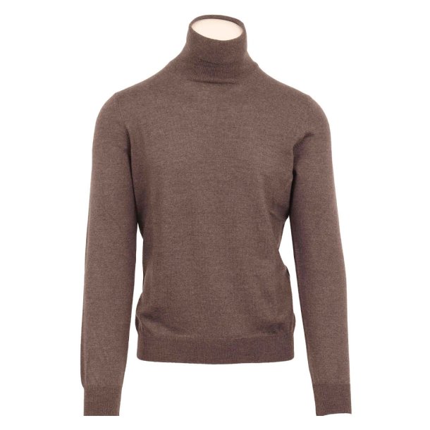 GRAN SASSO Rullekrave Merino Cappuccino