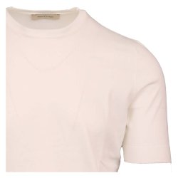 GRAN SASSO T-shirt 'Organic Cotton' Vintage Hvid