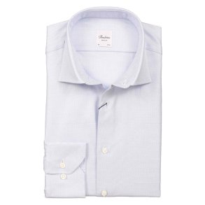 STENSTR�M'S Skjorte Regular Twill Lys Bl�