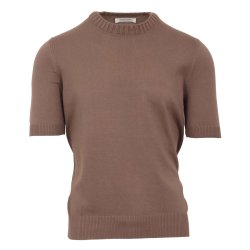 GRAN SASSO T-shirt Egyptisk Bomuld Brun