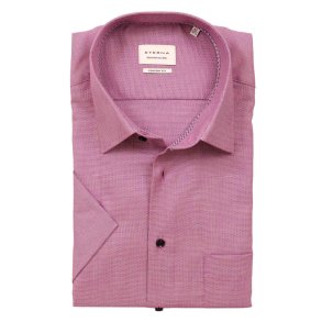 ETERNA Skjorte Kortrmet Comfort Fit Lilla