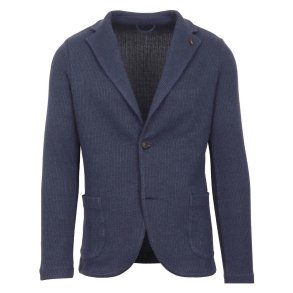 GRAN SASSO Jakke Strik H�r | Bomuld Indigo