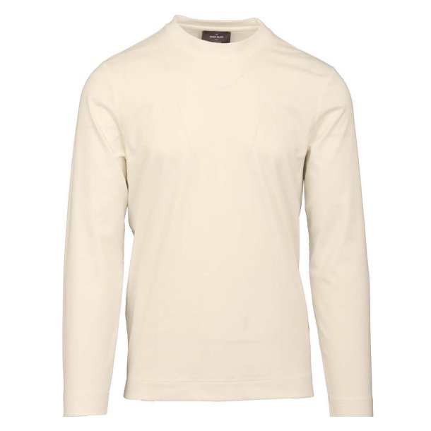 GRAN SASSO T-shirt Lang�rmet Jersey Hvid