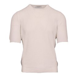 GRAN SASSO T-Shirt Chevron Hvid