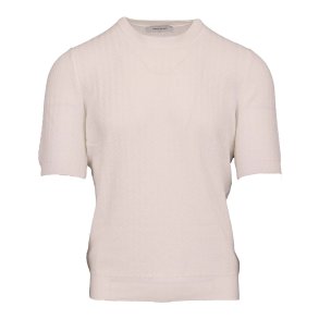 GRAN SASSO T-Shirt Chevron Hvid