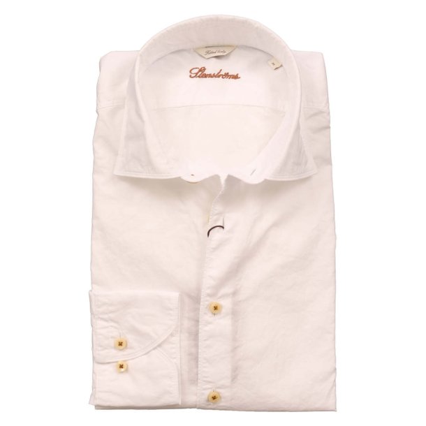 STENSTRM'S Skjorte Fitted Poplin Hvid