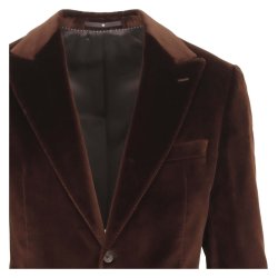 DRESSLER Jakke Safir Velour Brun