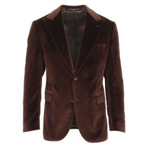 DRESSLER Jakke Safir Velour Brun