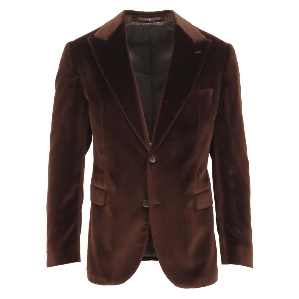 DRESSLER Jakke Safir Velour Brun