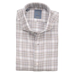 BARBA Skjorte Dandylife Flannel Tern Bl | Brun