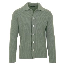 GRAN SASSO Cardigan Patent Cashmere Salvie